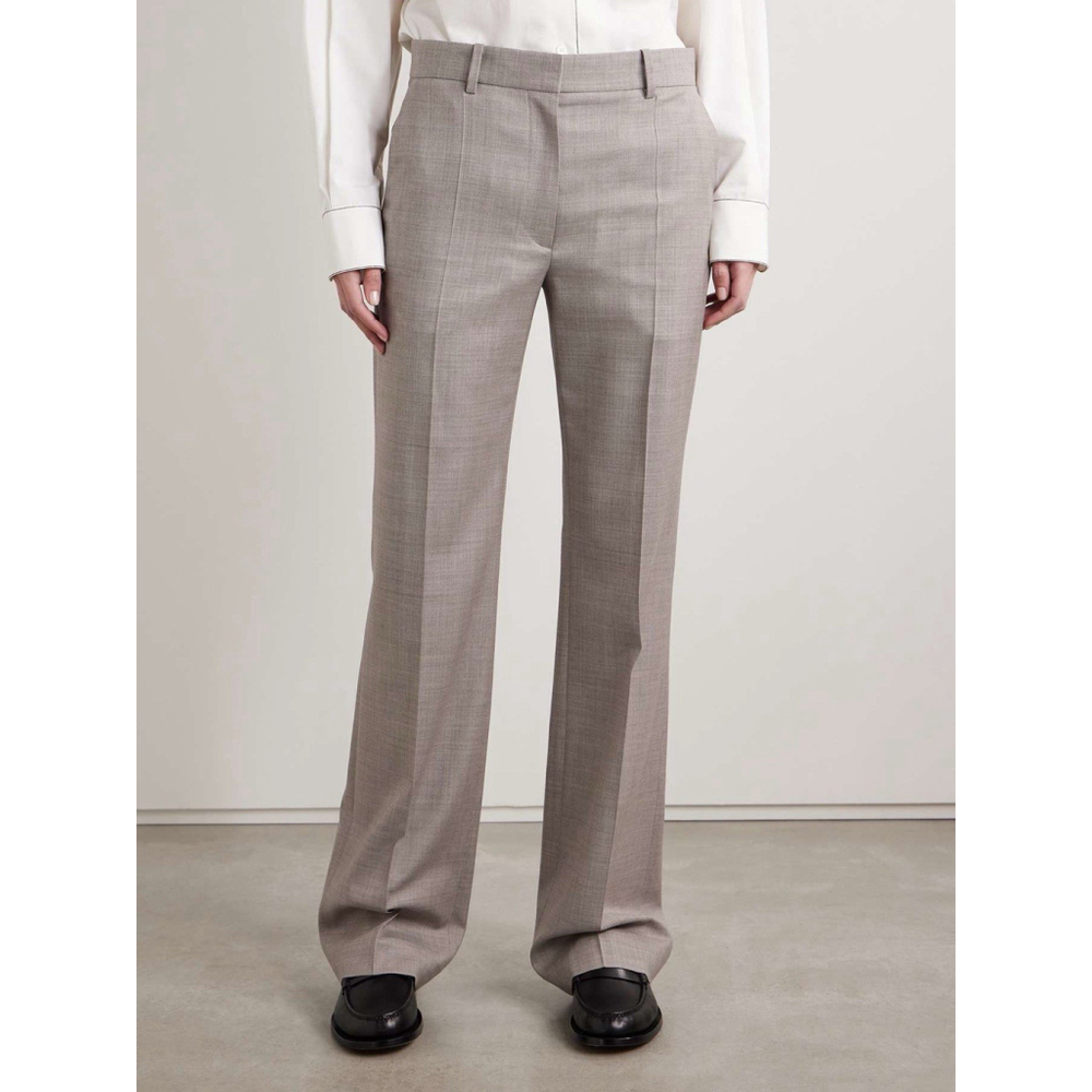 NWT THE ROW Diane Virgin Wool Straight Leg Pants 6 Quiet Luxury Capsule Career - Picture 3 of 11